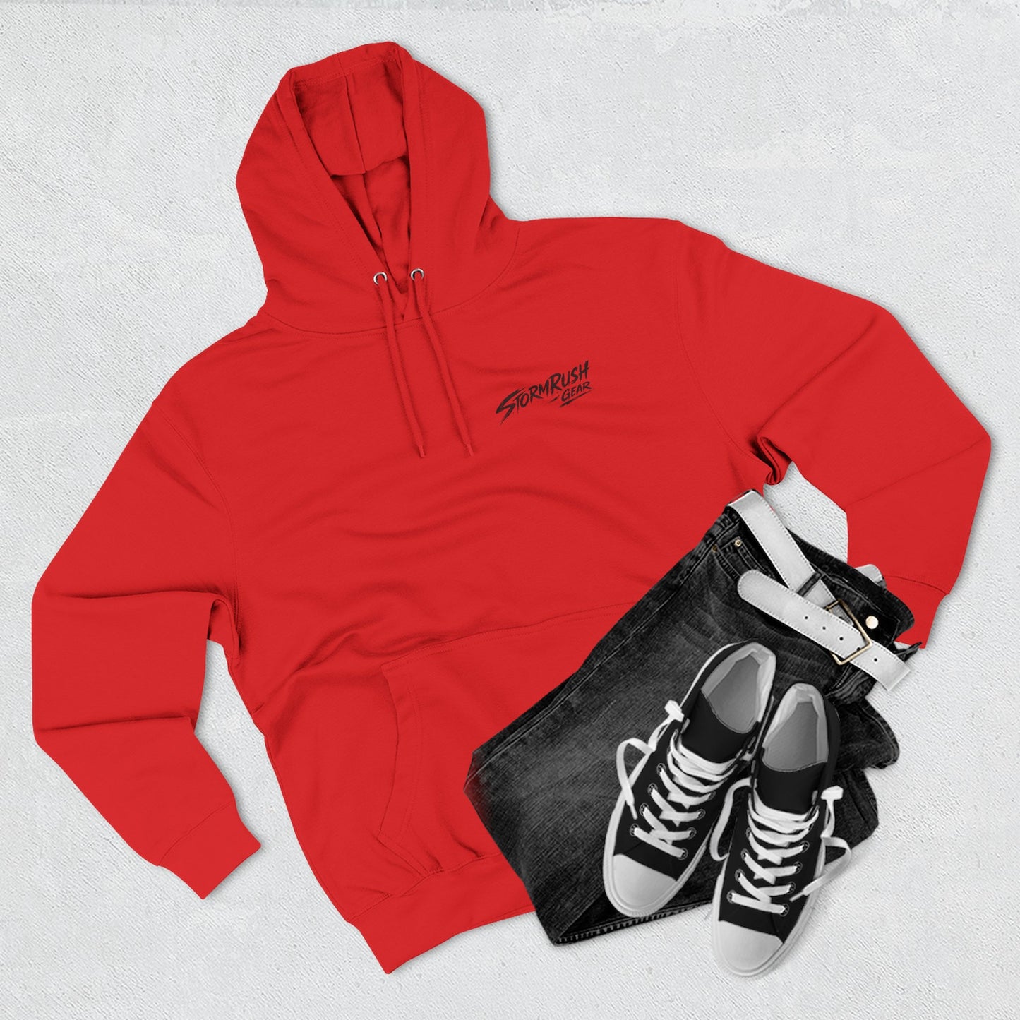 License and Registration— Three-Panel Fleece Pullover