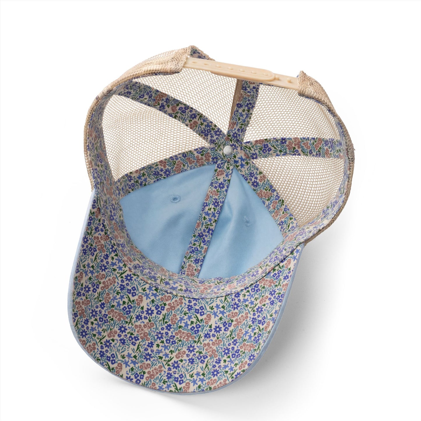 Women's Washed Mesh-Back Cap with pony tail opening