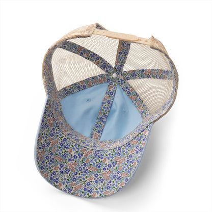 Women's Washed Mesh-Back Cap with pony tail opening