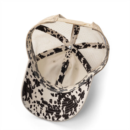 Women's Washed Mesh-Back Cap with pony tail opening