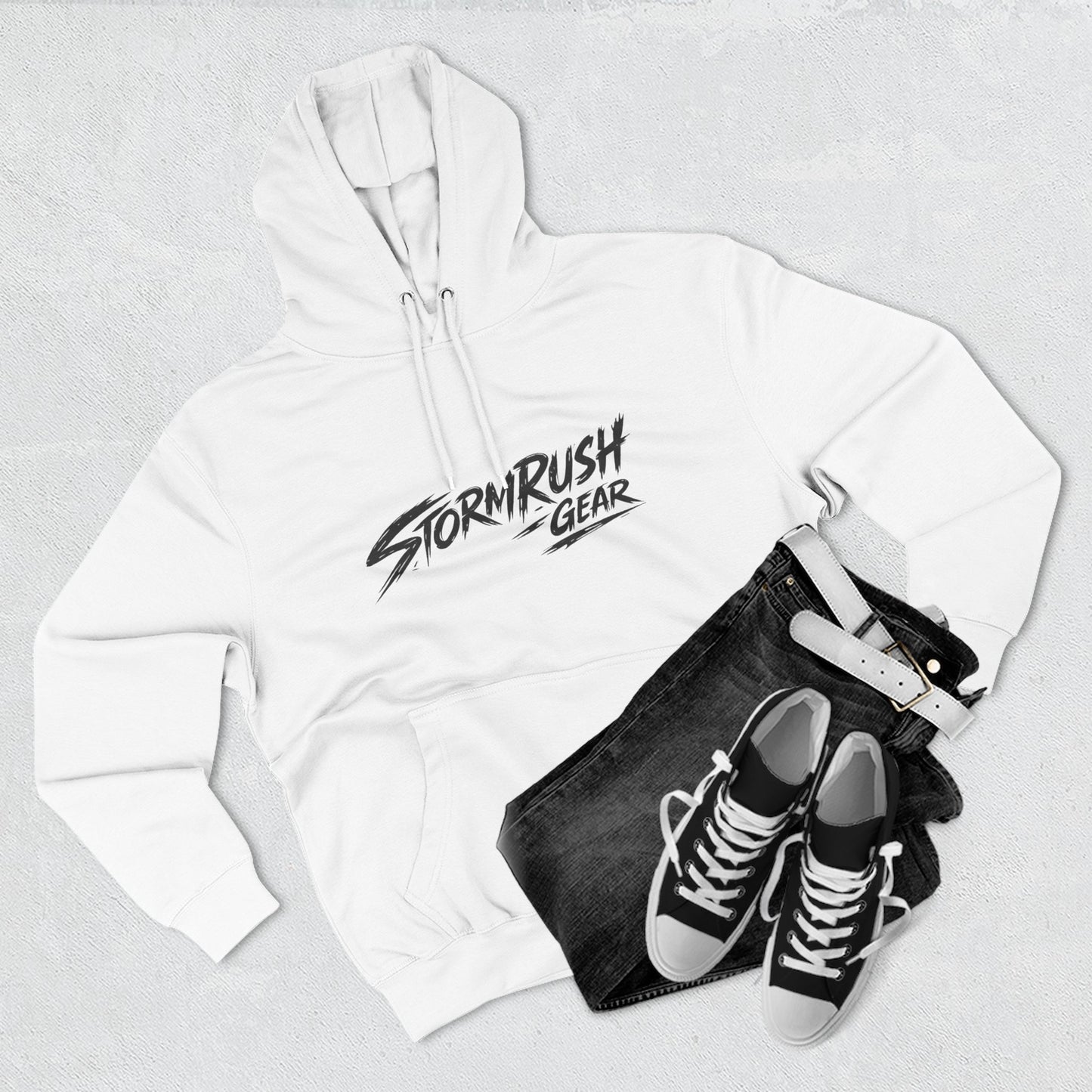 Motorcycle Hoodie — "My Therapy Has Two Wheels" Graphic StormRush Gear