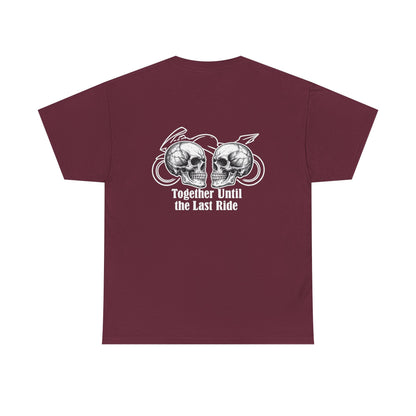 Skull Rider Tee — "Together Until the Last Ride" Graphic T‑Shirt