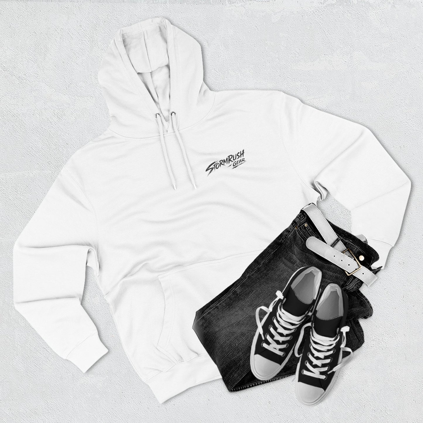 License and Registration— Three-Panel Fleece Pullover
