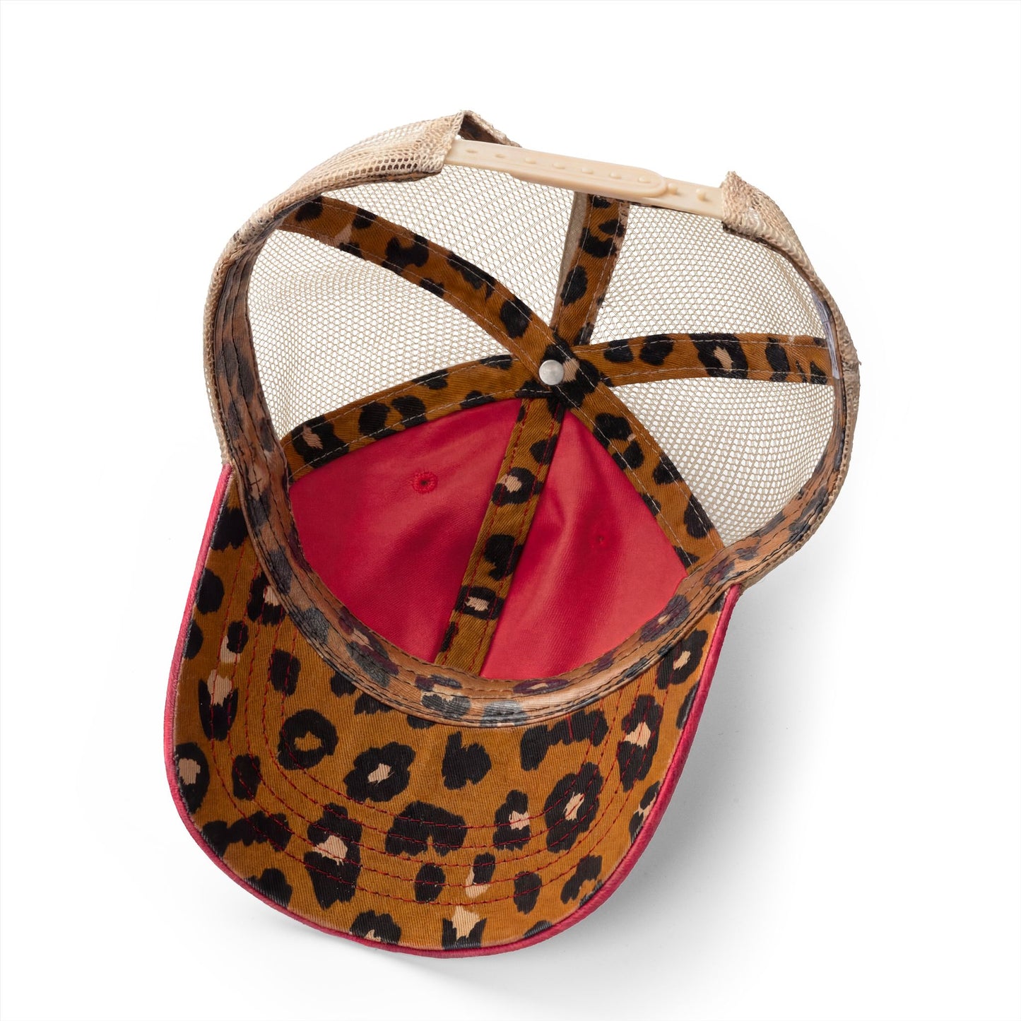 Women's Washed Mesh-Back Cap with pony tail opening