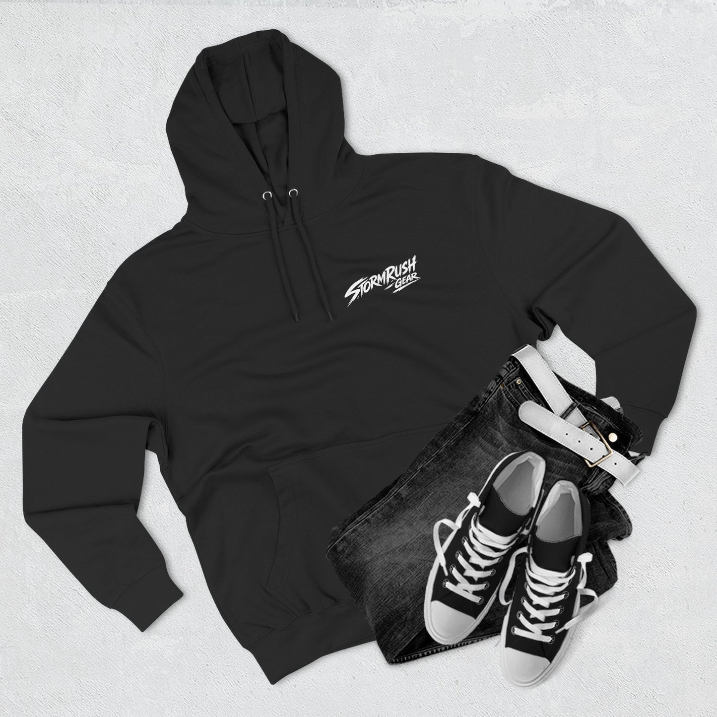 License and Registration— Three-Panel Fleece Pullover