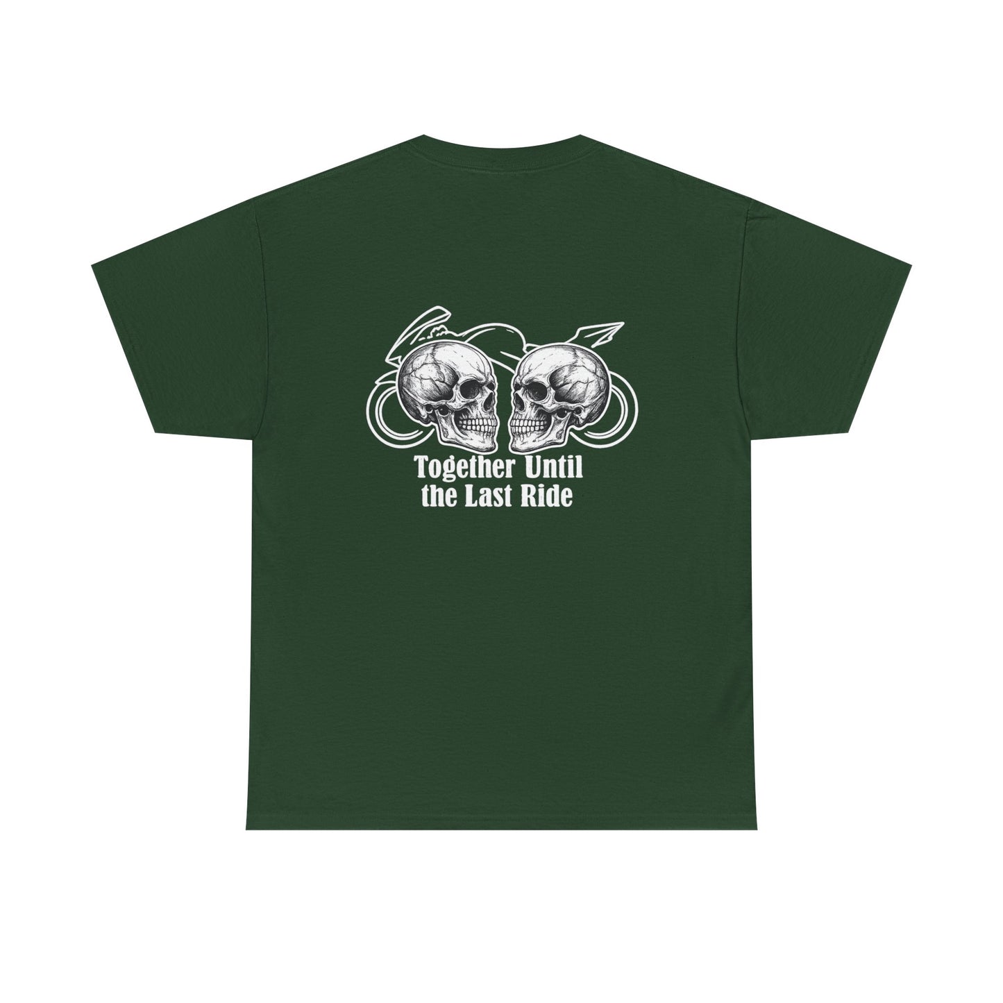 Skull Rider Tee — "Together Until the Last Ride" Graphic T‑Shirt