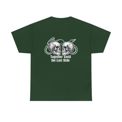 Skull Rider Tee — "Together Until the Last Ride" Graphic T‑Shirt