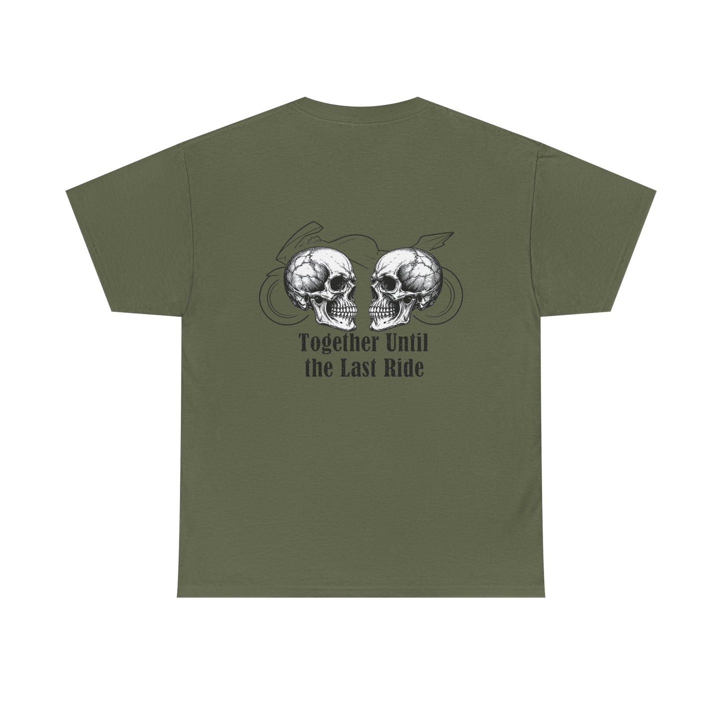 Skull Rider Tee — "Together Until the Last Ride" Graphic T‑Shirt