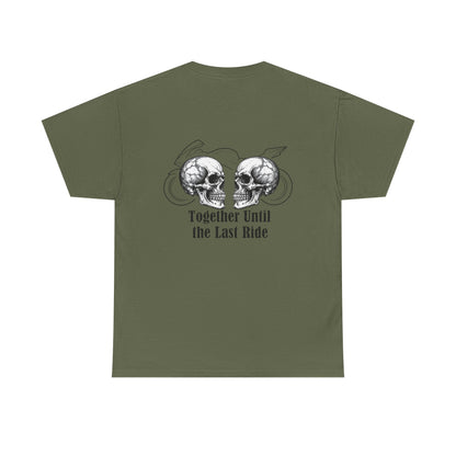 Skull Rider Tee — "Together Until the Last Ride" Graphic T‑Shirt