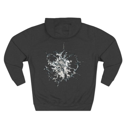 Three-Panel Fleece Hoodie