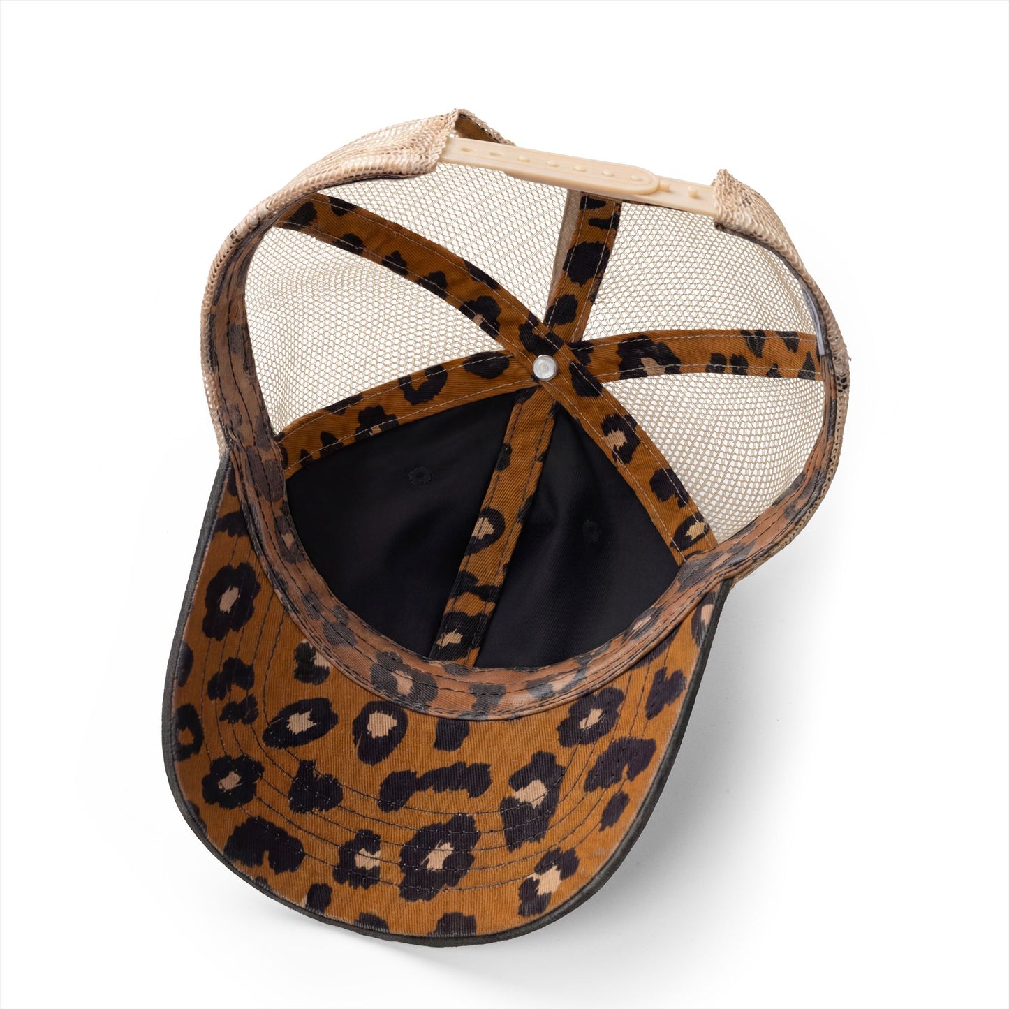 Women's Washed Mesh-Back Cap with pony tail opening