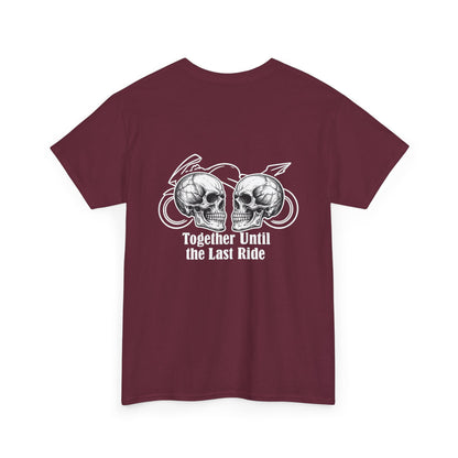 Skull Rider Tee — "Together Until the Last Ride" Graphic T‑Shirt