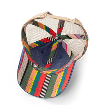Women's Washed Mesh-Back Cap with pony tail opening