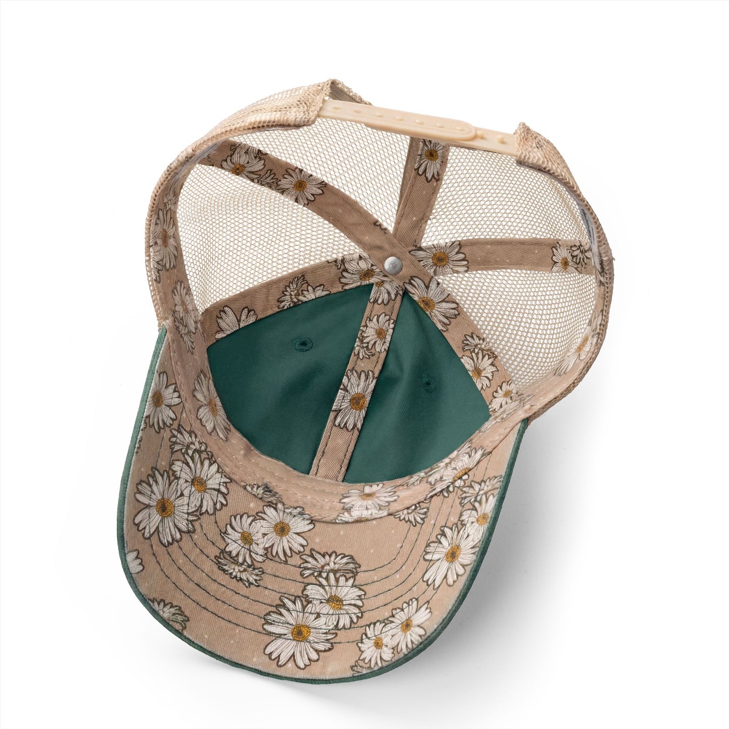 Women's Washed Mesh-Back Cap with pony tail opening