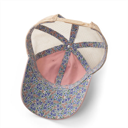 Women's Washed Mesh-Back Cap with pony tail opening