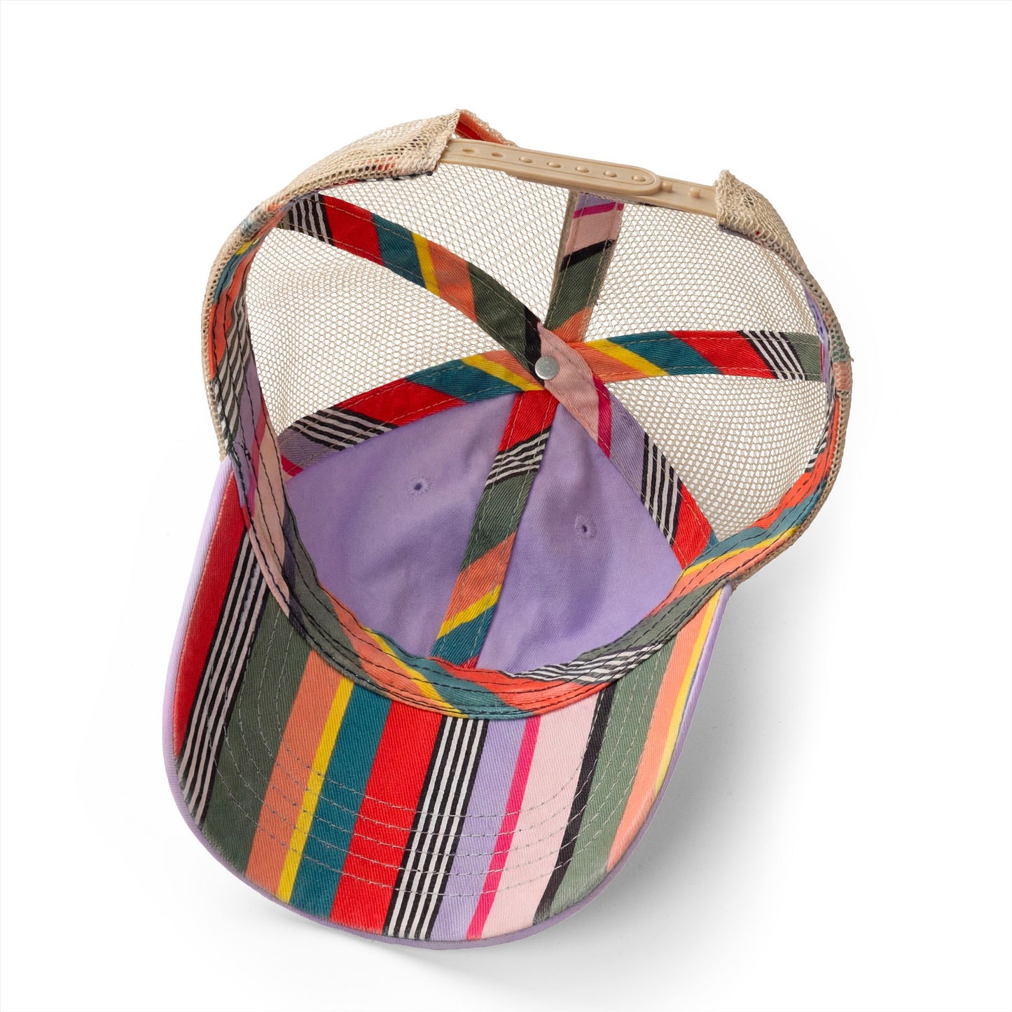 Women's Washed Mesh-Back Cap with pony tail opening