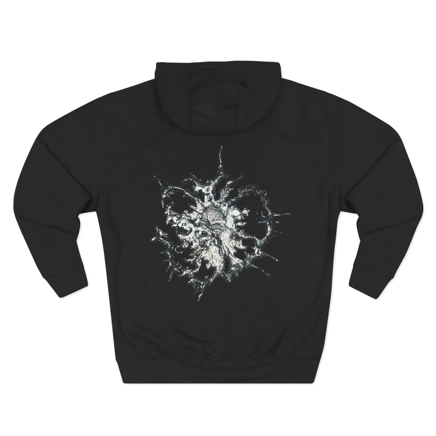 Three-Panel Fleece Hoodie