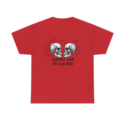 Skull Rider Tee — "Together Until the Last Ride" Graphic T‑Shirt