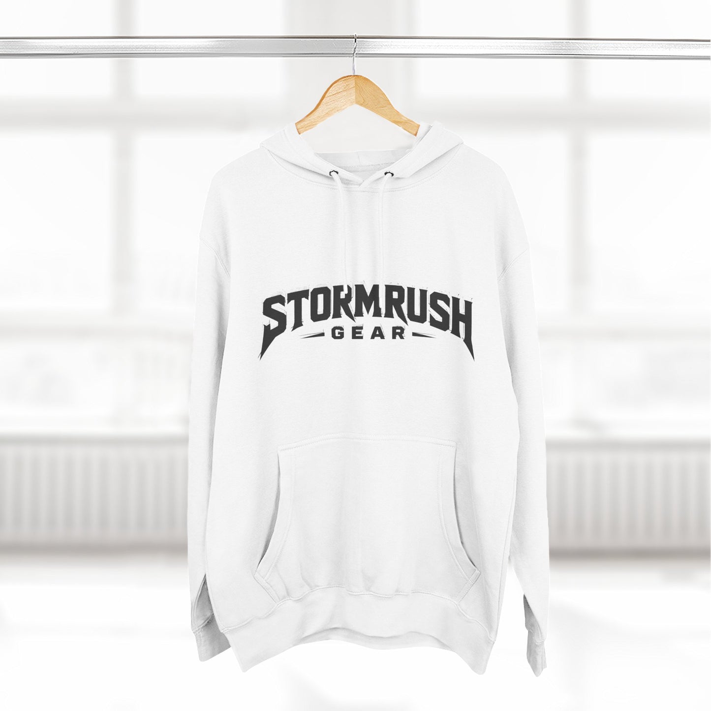 Three-Panel Fleece Hoodie