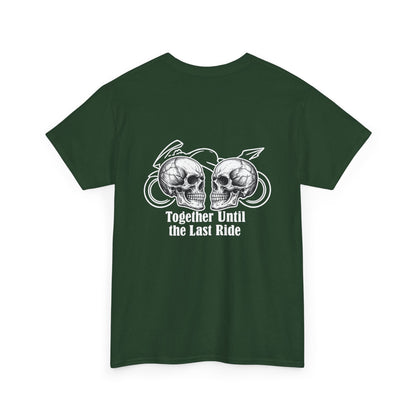 Skull Rider Tee — "Together Until the Last Ride" Graphic T‑Shirt