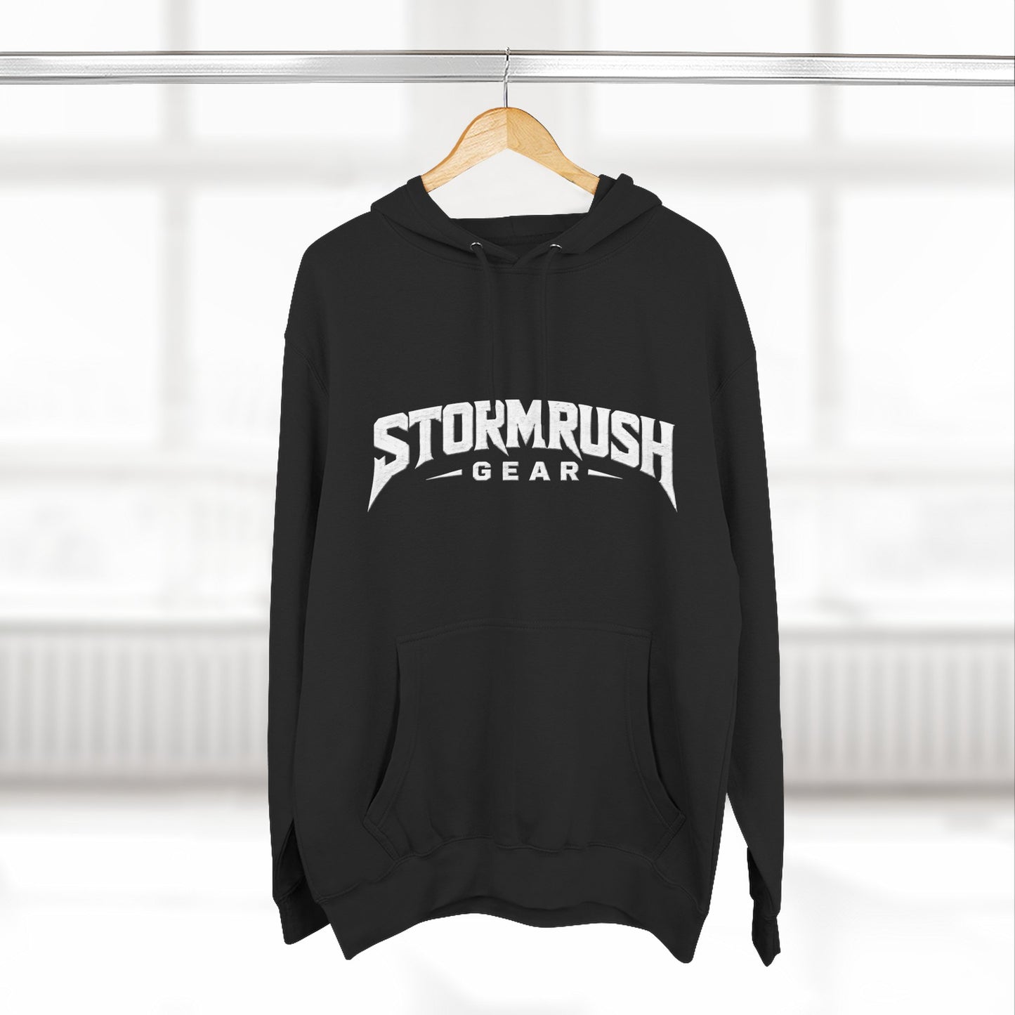 Three-Panel Fleece Hoodie