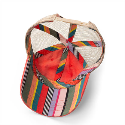 Women's Washed Mesh-Back Cap with pony tail opening