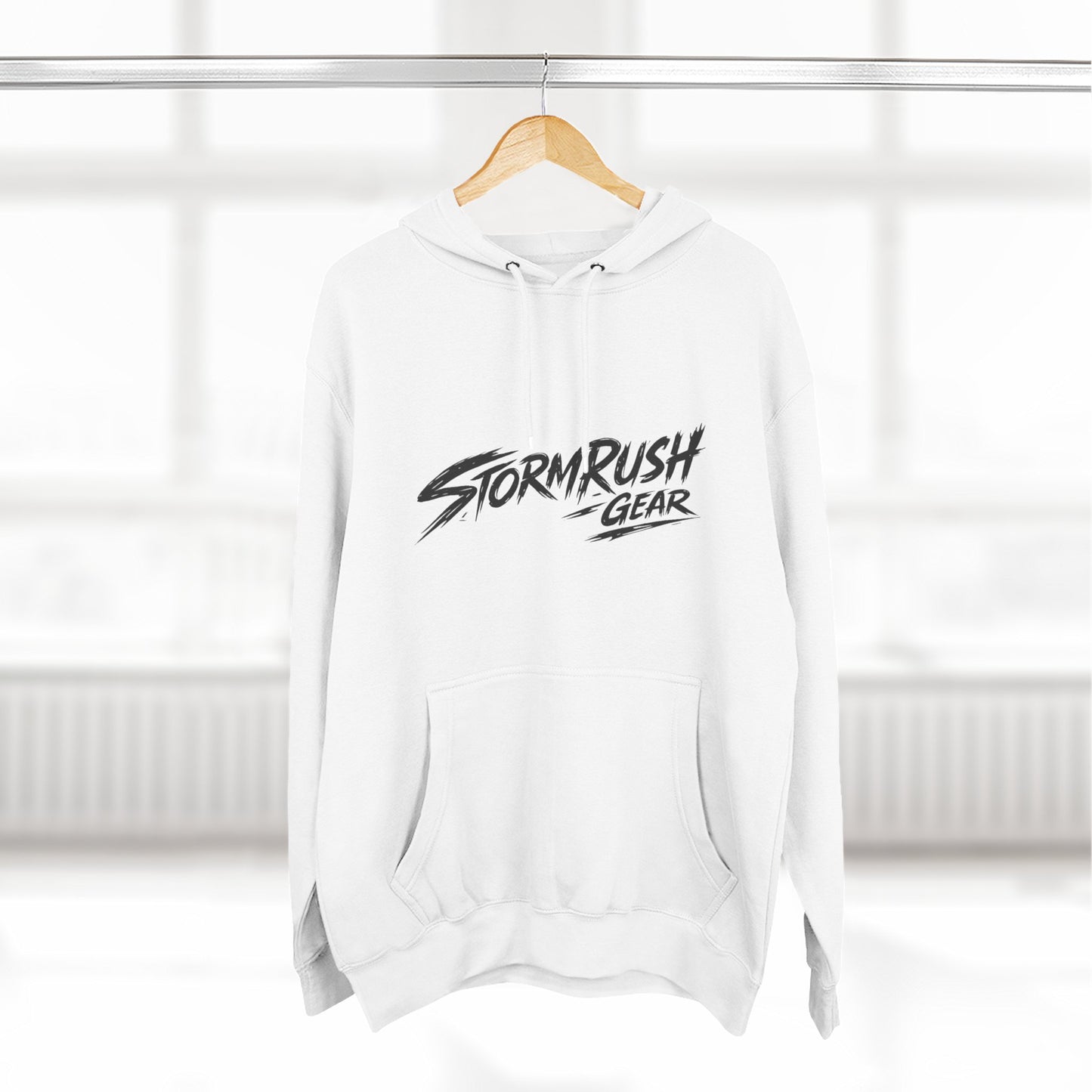 Motorcycle Hoodie — "My Therapy Has Two Wheels" Graphic StormRush Gear
