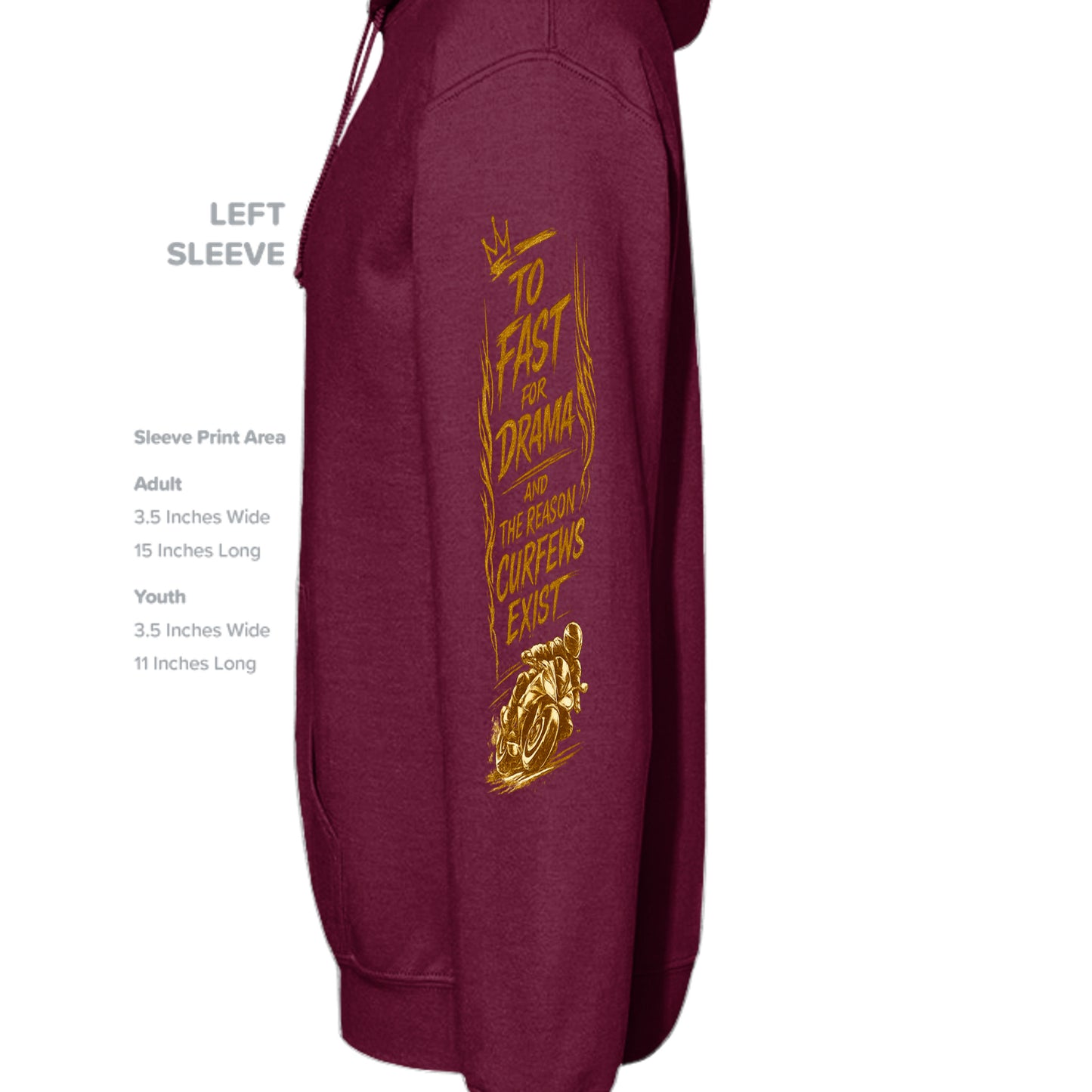 MAROON - G185 - SLEEVE_LEFT