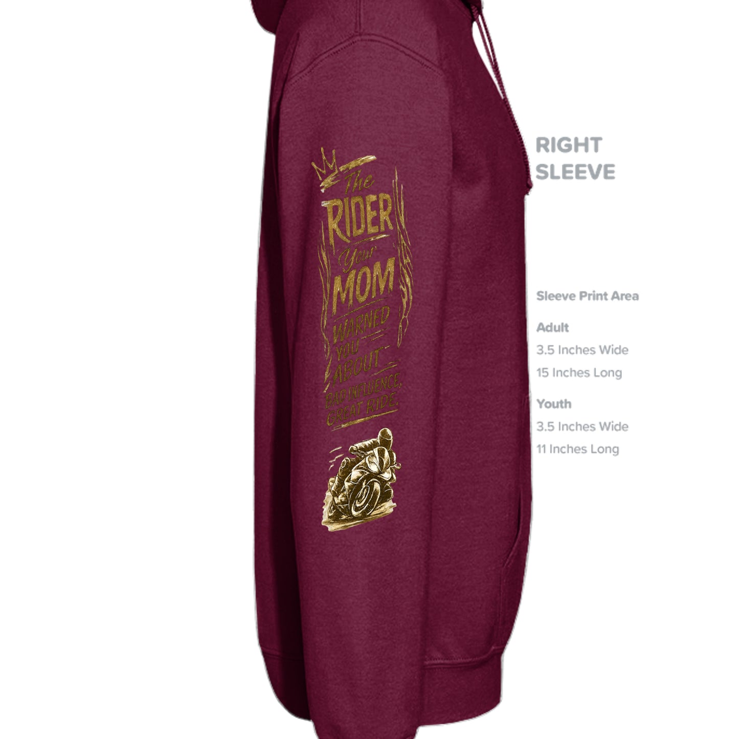 MAROON - G185 - SLEEVE_RIGHT